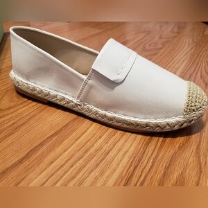Altxic Women's White Espadrille Slip-On Shoes
